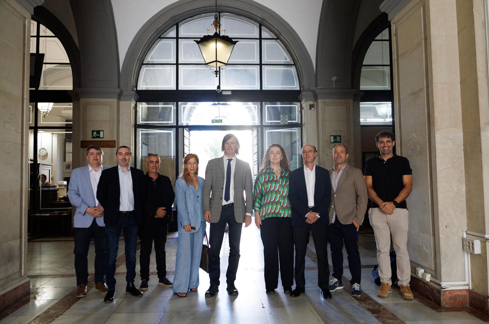 Foto del equipo rectoral de Alfonso Castro
